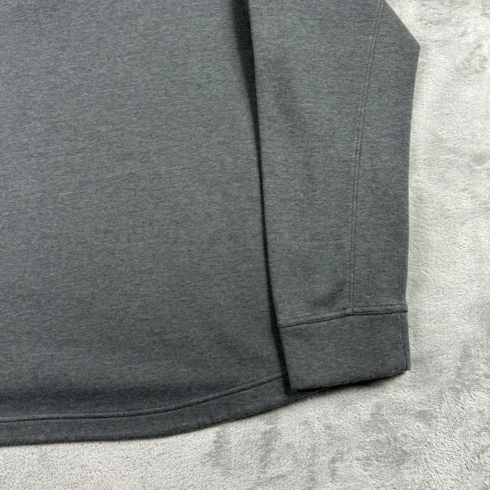 The North Face  1/4 Zip‎ Pullover Men's XL Grey Fleece Mock Neck Jacket Outdoors
